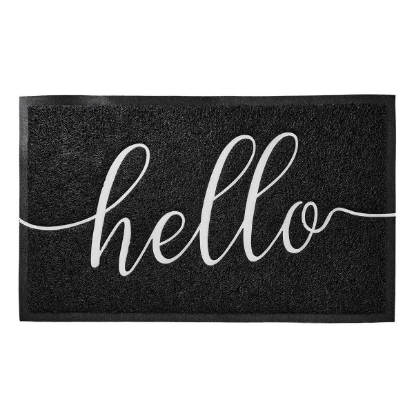 TAPETE DE ENTRADA PVC 45 X 75 CM INTERIOR Y EXTERIOR ANTIDERRAPANTE