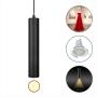 LAMPARA COLGANTE, INCLUYE FOCO IRC 90, 5W, ATENUABLE COLOR NEGRO