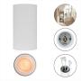 LAMPARA DE SOBREPONER EN TECHO, LUZ CALIDA 2400K, 6W, COLOR BLANCO