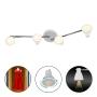 LAMPARA DE SOBREPONER EN TECHO TIPO RIEL, GU10 IRC90 , 24W, COLOR BLANCO