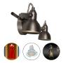 LAMPARA DE SOBREPONER EN TECHO CON FOCO GU10 IRC90 , 12W, COLOR SATIN