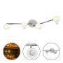 LAMPARA DE SOBREPONER EN TECHO TIPO RIEL, LUZ CALIDA 2400K, 24W, COLOR BLANCO