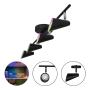 LAMPARA DE SOBREPONER EN TECHO CON FOCO GU10 RGB, 20W, COLOR NEGRO