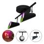 LAMPARA DE SOBREPONER EN TECHO CON FOCO GU10 RGB, 10W, COLOR NEGRO