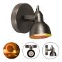 LAMPARA DE SOBREPONER EN TECHO CON FOCO DTW ATENUABLE, 5W, COLOR SATIN