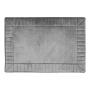 TAPETE PARA BAÑO POLIÉSTER 50 X 80 CM GRIS DE RÁPIDA ABSORCIÓN