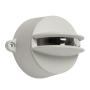 LAMPARA DECORATIVA LED, DE SOBREPONER EN MURO, 6W, LUZ CALIDA, BLANCO