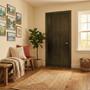 PUERTA INTERIOR SEMISOLIDA 80 X 220 CM GRIS AJUSTE EXPRESS