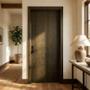 PUERTA INTERIOR SEMISÓLIDA 100 X 220 CM GRIS AJUSTE EXPRESS
