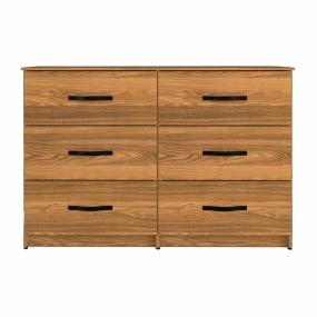 CÓMODA CAJONERA DE MADERA DE INGENIERÍA TZALAM 6 CAJONES PARA RECÁMARA AMPLIA