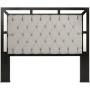 CABECERA KING SIZE DE MDF CHOCOLATE TAPIZADA MODERNA PARA RECÁMARA