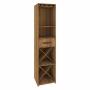 CAVA - MALBEC, ORGANIZADOR PARA VINOS Y COPAS, CON CAJÓN Y PORTABOTELLAS, ESTILO ELEGANTE - COLOR TZALAM