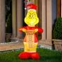 INFLABLE NAVIDEÑO GRINCH NAUGHTY LIST CON LUZ LED 198 CM