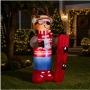 INFLABLE NAVIDEÑO RENO DESPUES DE ESQUIAR CON LUZ LED 1.9 M