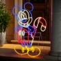 FIGURA NAVIDEÑA MICKEY TIRA LED MULTICOLOR 124 CM