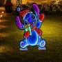 FIGURA NAVIDEÑA STITCH CON LUZ LED INFINITY MULTICOLOR 96 CM