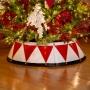 COLLAR PARA ÁRBOL DE NAVIDAD TAMBOR 70 CM METAL MULTICOLOR NAVIDEÑO