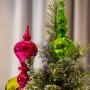 COLGANTE NAVIDEÑO FINIAL 1 PIEZA 30 CM 3 COLORES ACABADO ESPEJO