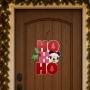 COLGANTE NAVIDEÑO DECORATIVO MICKEY 25 CM MDF ROJO PARA PUERTA