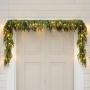 GUIRNALDA NAVIDEÑA NORFOLK CON LUZ LED 270 CM