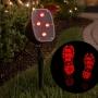 PROYECTOR NAVIDEÑO PASOS DE SANTA ROJOS PARA EXTERIOR