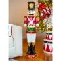 CASCANUECES NAVIDEÑO TOY SOLDIER MULTICOLOR PLÁSTICO 109.2 CM