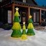 INFLABLE NAVIDEÑO 3 ÁRBOLES CON LUZ LED
