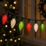 LUCES NAVIDEÑAS C9 FACETADO LED MULTICOLOR 20.35 M 100 FOCOS