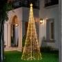 FIGURA NAVIDEÑA ÁRBOL CONICO GIGANTE CON LUZ LED 91 CM PARA EXTERIOR