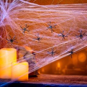 TELARAÑA CON 8 ARAÑAS 2 M