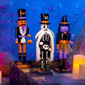 DECORACION CASCANUECES DE HALLOWEEN 40 CM DISPONIBLE EN 3 DISEÑOS