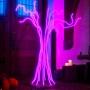 FIGURA DECORATIVA ÁRBOL MORADO 1.94 X 1.40 X 1.40 M CON LUZ LED