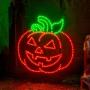 DECORACIÓN HALLOWEEN CALABAZA 1.08 M CON LUZ LED