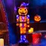 FIGURA DE HALLOWEEN CASCANUECES CALABAZA 94 CM CON LUZ LED