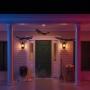 DECORACIÓN HALLOWEEN MURCIÉLAGO VOLADOR 26 CM ABATIBLE NEGRO CON LUZ LED