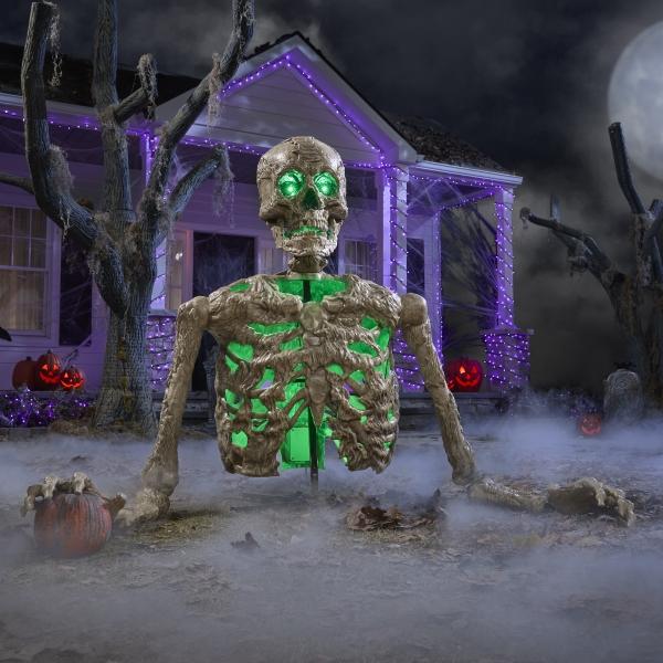 ANIMATRONIC ESQUELETO GROUNDBREAKER ILUMINADO 1.2 M