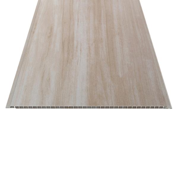 LAMBRÍN PANEL DECORATIVO PVC 30 X 290 CM PARA MURO AVALON BEIGE BRILLANTE ENSAMBLE