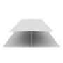 UNION H PANEL DECORATIVO PVC 290 CM PARA MURO BLANCA ENSAMBLE