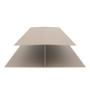 LAMBRÍN PANEL DECORATIVO PVC 290 X 3.8 CM MURO AVALON BEIGE ENSAMBLE
