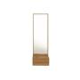 ESPEJO DE CUERPO COMPLETO / DE PIE CON 1 CAJÓN COLOR NATURAL - MADERA INDUSTRIALIZADA