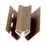 ESQUINERO INTERNO PANEL DECORATIVO PVC 290 CM PARA MURO ROBLE FIJACIÓN CON TORNILLO