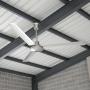 VENTILADOR DE TECHO CENTAURO SIN LUZ 56" PLATEADO