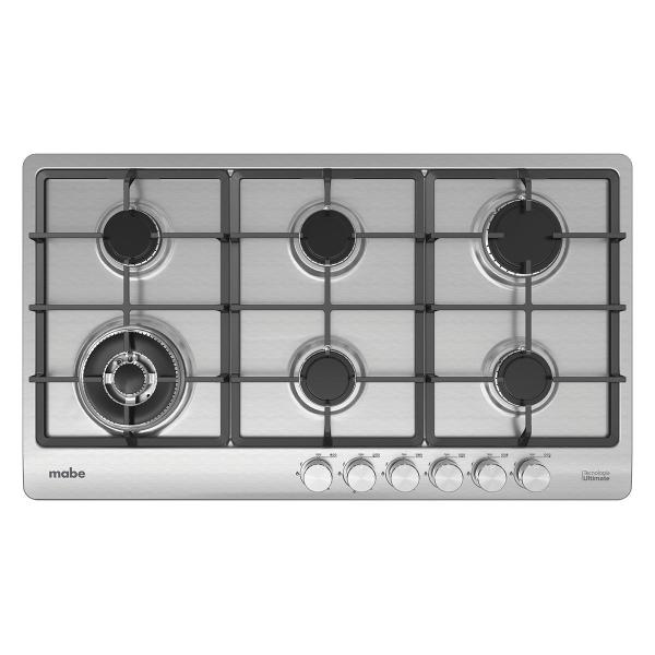 PARRILLA DE EMPOTRE GAS LP 90 CM ENCENDIDO ELECTRONICO ACERO INOX