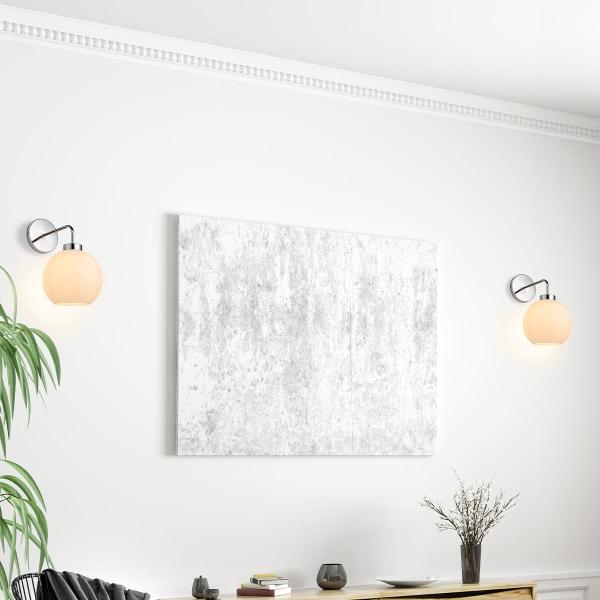 LÁMPARA DE PARED DE VIDRIO 1 LUZ MODERNA