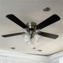 VENTILADOR DE TECHO OPORTO PLAFON 42" SATINADO