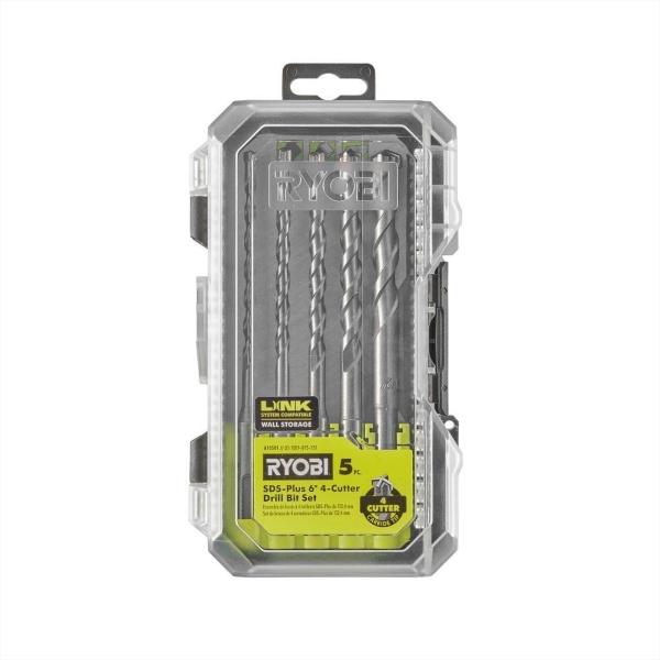 JUEGO DE BROCAS SDS+ DE 4 CORTES (5 PZ)