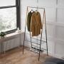ORGANIZADOR PARA ROPA CON ZAPATERA 69 X 46 X 153 CM BAMBÚ