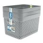 CAJA ORGANIZADORA SÓLIDA 17 L PLÁSTICO SIN TAPA GRIS 429 CON VENTILACIÓN