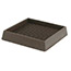 COPAS PARA MUEBLES 7.5 CM CAFÉ 2 PIEZAS