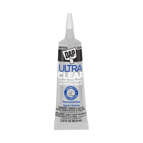 DAP ULTRA CLEAR SELLADOR PREMIUM MULTIUSO 100% IMPERMIABLE 82.8 ML TRANSPARENTE